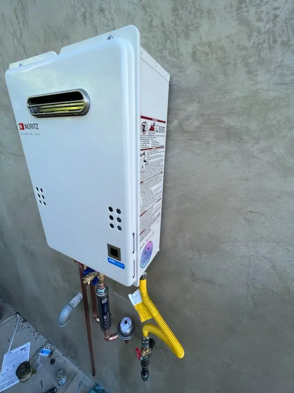 Tankless water heater installation for Monroe Township homes